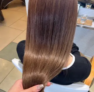 ロング カラー 透明感カラー/ くびれヘア/ユウユのヘアスタイル