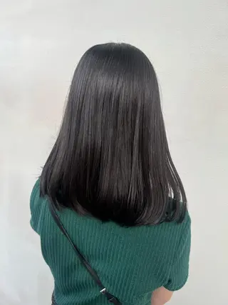 ミディアム かわの ももな 💜ྀིのヘアスタイル