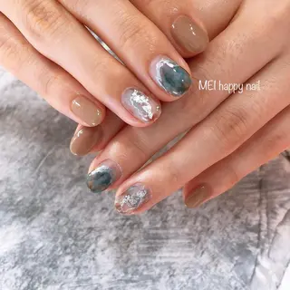 ネイル 北浦和 自爪育成ケアのネイルデザイン