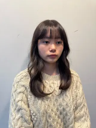 セミロング ル ウ🪐🪾のヘアスタイル