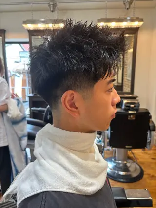 ショート BARBER SHOP DALIE third所属・Hiroto (フェードカット)のヘアスタイル
