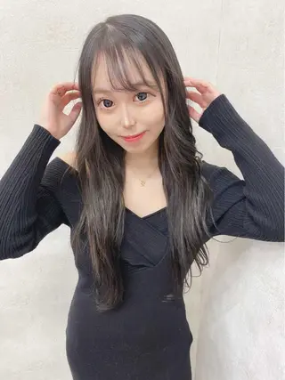 ロング sweep天神☁️ ルカ┊透明感カラーのヘアスタイル