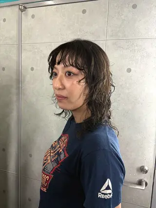 ミディアム カラー ドアベルヘアリビング所属・加藤志保 🎗️🫧モデル募集のヘアスタイル