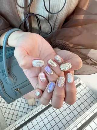 ネイル 【韓国ヘア・ネイル】 HINATA🍒のネイルデザイン