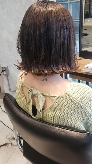 ミディアム カラー arrow🖤 もえみのヘアスタイル