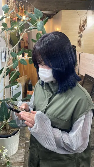 ミディアム カラー ミユル/ 盛れるエクステ🎀✨のヘアスタイル