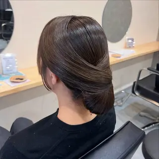 ヘアアレンジ 🫧透明感カラー🫧 ✨ブリーチカラーのヘアスタイル