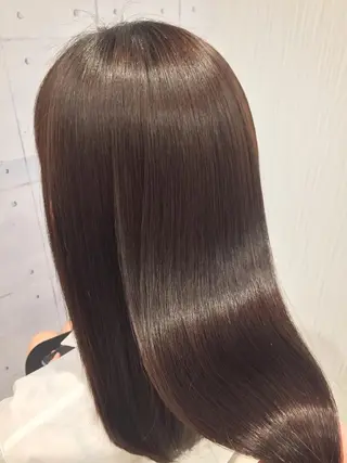 セミロング 韓・中華美女ヘア 🇰🇷×🇨🇳のヘアスタイル