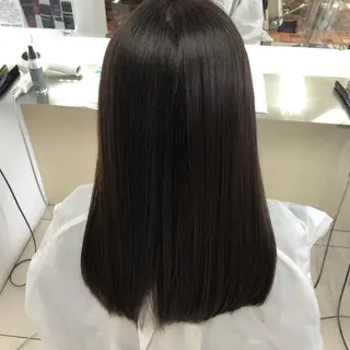 ロング カラー まつ毛/アイブロウ /髪質改善カラーのヘアスタイル