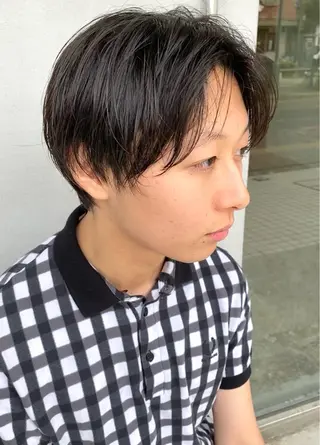 ショート メンズ 藤野 けいごのヘアスタイル