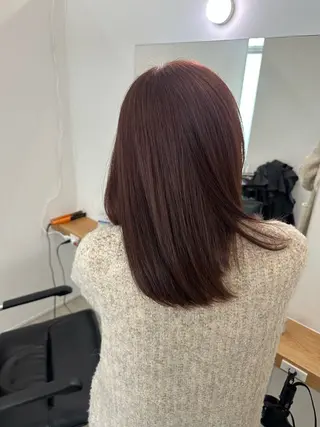 セミロング カラー 海外ヘア/透明感カラ ー🍒nao.のヘアスタイル