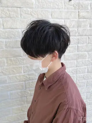 ショート メンズ 🪞髪質改善カラー× レイヤー河村真聖🪞のヘアスタイル