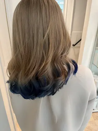 ロング カラー SALOWIN名古屋本山店所属・🍏ナガヤマ ヒデアキ🍏のヘアスタイル