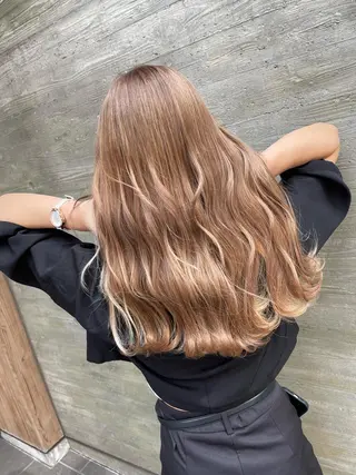 セミロング カラー オージュアソムリエ DAIKI⭐️のヘアスタイル
