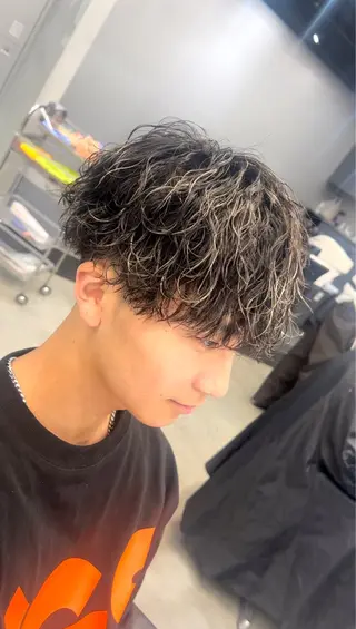カラー パーマ メンズ fifth リュウセイのヘアスタイル