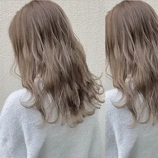 ミディアム カラー CLUTCH天王寺 西藤遥河のヘアスタイル