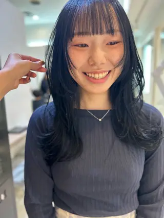 ロング カラー 似合わせカラー/艶 髪質改善/ヨシザキのヘアスタイル