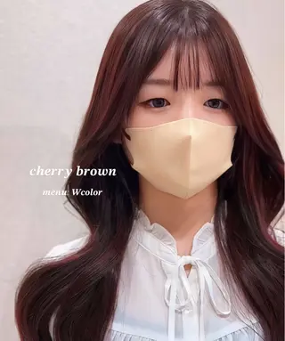 ロング カラー ワンホン×髪質改善 つのーか🩶🫧のヘアスタイル