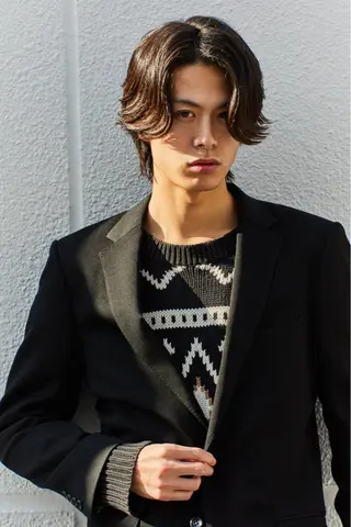 ミディアム パーマ メンズ メンズショート美容師 💈高橋和真💈のヘアスタイル