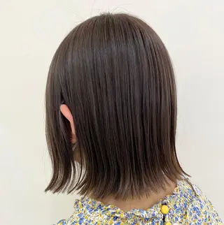 ミディアム カラー ヘアアレンジ 韓国レイヤー🖤🤍 /うえのゆずのヘアスタイル