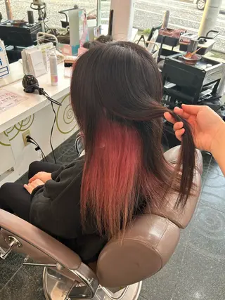 カラー 髪質改善⭐️縮毛 🫧内藤紅葉のヘアスタイル