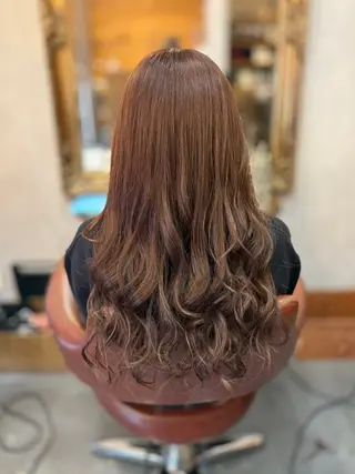 ロング カラー ヘアアレンジ ナギサ 🐶のヘアスタイル