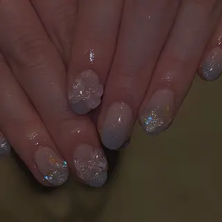 ネイル honoka ガーリーネイル໒꒱のネイルデザイン
