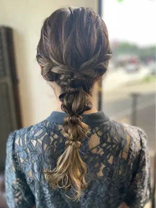 ロング ヘアアレンジ 沢田 瞳のヘアスタイル