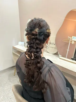 ロング 平沼 葉津紀のヘアスタイル