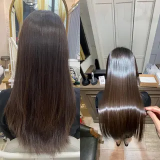 ロング shinka 髪質改善　縮毛矯正所属・美髪ストレート/美髪 レイヤー特化増原優斗のヘアスタイル