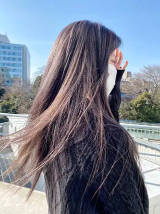 ロング Monan 新宿所属・ケイジ✨透明感 /艶カラー✨のヘアスタイル
