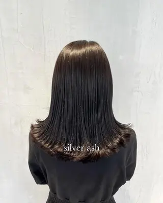 セミロング カラー レイヤー/髪質改善/ 美髪矯正/手塚凌のヘアスタイル