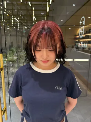 セミロング カラー 🦋sana🦋 🫧透明感カラー🫧のヘアスタイル