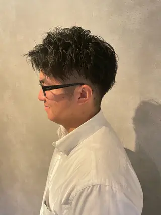 メンズ フリーランスシェアサロンルレイル所属・心斎橋/メンズ /ルレイル/地形真希のヘアスタイル