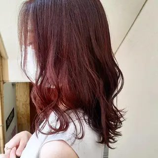 ミディアム カラー 🔳髪質改善🔳 岡本陽のヘアスタイル