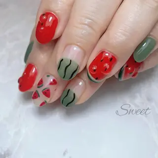 ネイル sweet 仲野陽子のネイルデザイン