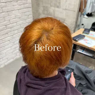 ショート カラー メンズ レディースヘア💫 加藤たいが🐯のヘアスタイル