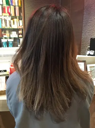 セミロング ロング カラー 4-rest garden （フォーレストガーデン）所属・金井 直樹のヘアスタイル