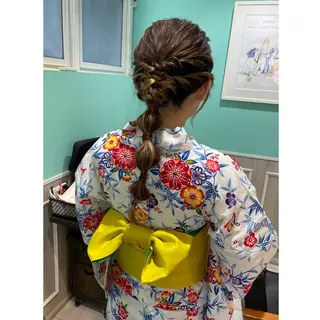 ロング カラー ヘアアレンジ 宮川 莉央のその他イメージ