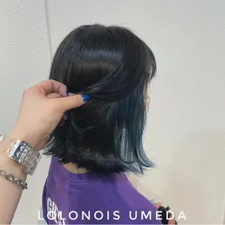 ミディアム カラー Lolonois梅田 /Okazaki:)のヘアスタイル