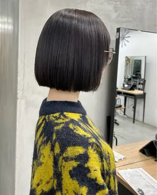 ショート カラー 🫐寒色系カラー 🫐ヤマナカリリカのヘアスタイル