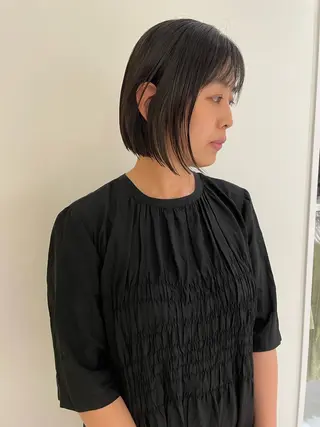 ショート カラー iet.所属・ウルフ/ボブ/耳ツボ ジュエリー◎ricoのヘアスタイル