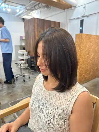 ミディアム カラー 横浜/ボブ/ ショート/はやとのヘアスタイル