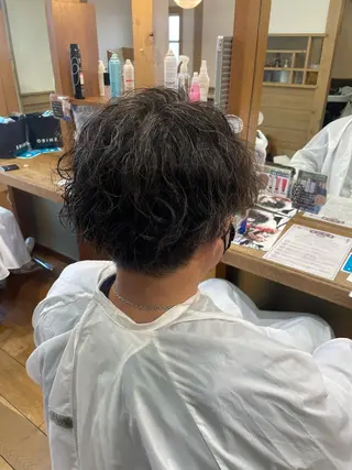 パーマ メンズ 金森 有希のヘアスタイル