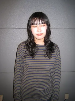 ロング パーマ yuka カットモデル🌲†のヘアスタイル