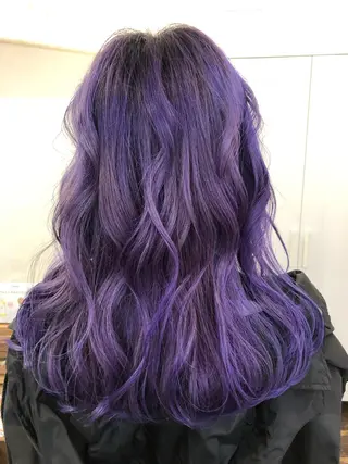 ロング カラー 皆巳 達郎のヘアスタイル