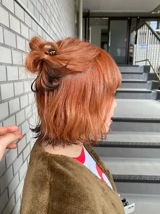 ショート カラー Agu  hair rupia 金沢店所属・金沢美容室/ 艶髪/夜営業/JINのヘアスタイル