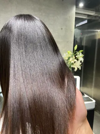 セミロング メンズ THE./ブリーチ 透感カラー/髪質改善のヘアスタイル