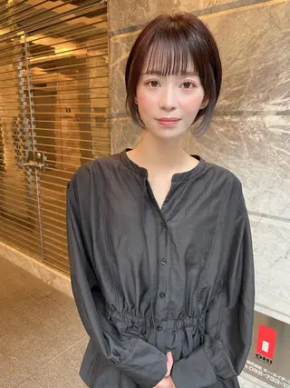 ショート カラー 髪質改善will hairdesignのヘアスタイル