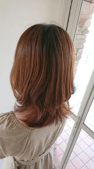 ロング 林慶吾/ショートボブ /デザインカラーのヘアスタイル